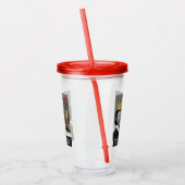 ようこそおもしろい先生ヴィンテージアジア女性 アクリルタンブラー (左)