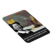 ようこそおもしろい先生ヴィンテージアジア女性 マグネット (右側)