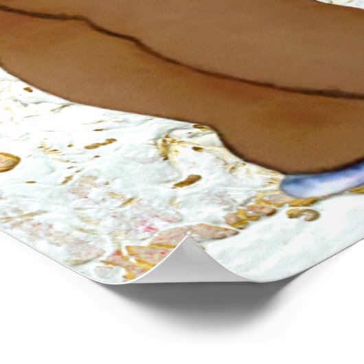 ようこそアフリカの王王室の子の赤ちゃんシャワーのポスター ポスター (角)