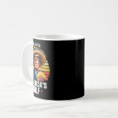 ようこそアメリカ湾へおもしろい、トランプ米州旗 コーヒーマグカップ (正面左)