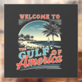 ようこそアメリカ湾トランプ ウィンドウサイン (シート2)