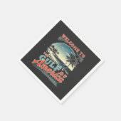 ようこそアメリカ湾トランプ スタンダードカクテルナプキン (角)