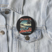 ようこそアメリカ湾トランプ 缶バッジ (インサイチュ)