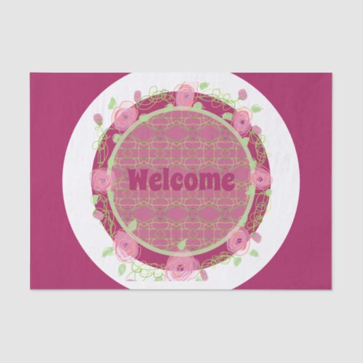 ようこそイベントティッシュペーパー 薄葉紙 (正面)