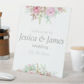 ようこそエレガント洗練さ結婚れたメッセージ 台座サイン (インサイチュ)