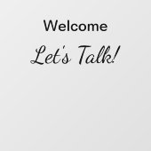 ようこそエントランスオフィスへ ウィンドウサイン (シート)