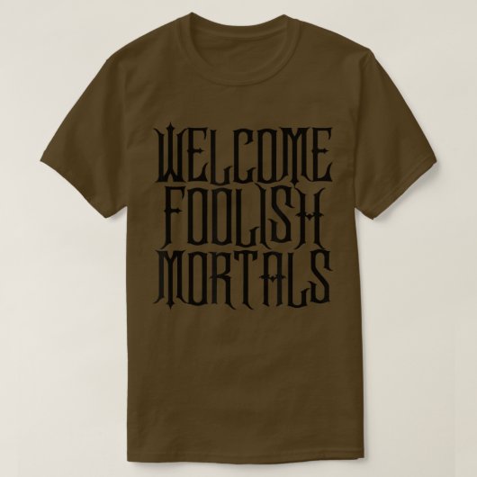 ようこそオージョーマンズシャツの忘れ難き心 Tシャツ (デザイン正面)