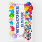 ようこそカスタムビニールバナー3' x 5'バナー 横断幕 (縦)