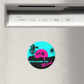 ようこそカッコいいマイアミデザイン マグネット (インサイチュ (食洗機))