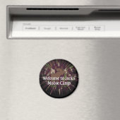 ようこそカモフラージムースブレイクアウト迷彩柄 マグネット (インサイチュ (食洗機))