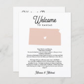 ようこそカンザスレター&旅程ANY COLOR (正面/裏面)