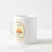 ようこそキャビン・フレンズマーシュマロ引用文 マグカップ (正面左)