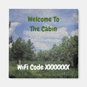 ようこそキャビンWiFiコードハウスレンタル マグネット