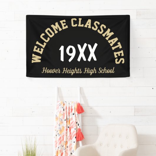 ようこそクラスメートのクラス懇親会バナー 横断幕 (インサイチュ)