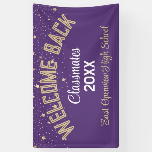 ようこそクラスメートへ！カスタム懇親会旗 横断幕 (縦)