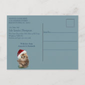 ようこそクリスマスベビーガールだ 案内ポストカード (裏面)