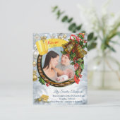 ようこそクリスマスベビーガールだ 案内ポストカード (スタンド正面)