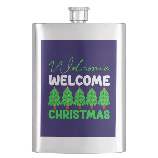 ようこそクリスマス–85600 フラスク (正面)