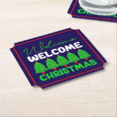 ようこそクリスマス–85600 ペーパーコースター (アングル)