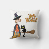 ようこそグランマスハロウィーンの魔女 クッション (裏面)