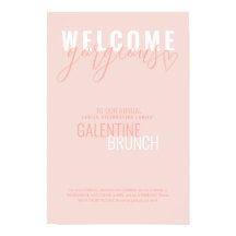 ようこそゴージャスなバレンタインパーティーポスター