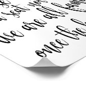 ようこそサイド8x10以外のシートの選択サイン ポスター (角)