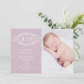 ようこそスクリプトバタフライ赤面誕生のお知らせ 招待状 (スタンド正面)