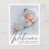 ようこそスクリプトフォト誕生 案内ポストカード (正面)