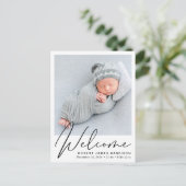 ようこそスクリプトフォト誕生 案内ポストカード (スタンド正面)