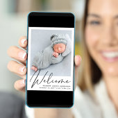 ようこそスクリプト4フォト誕生 案内状