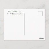 ようこそセージ・グレー ポストカード (裏面)