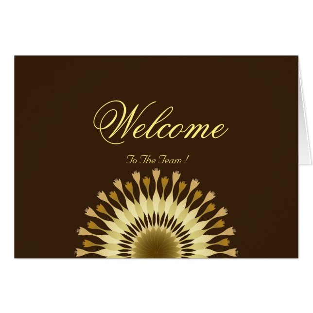 ようこそチームのデイジー花 (正面横)