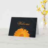 ようこそチームデイジー花 カード (黄色い花)