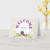 ようこそチーム春フローラ カード (黄色い花)