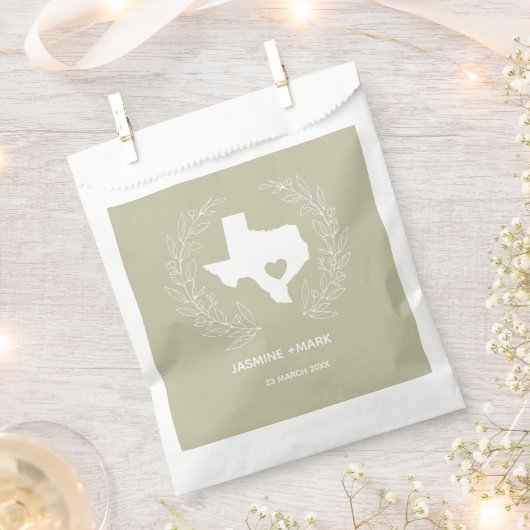 ようこそテキサス党への好意 フェイバーバッグ (クリップ留めされた状態)