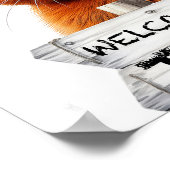 ようこそテキサス州 ポスター (角)