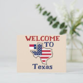 ようこそテキサス州 ポストカード (スタンド正面)