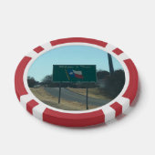 ようこそテキサス州 ポーカーチップ (シングル)