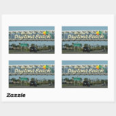 ようこそデイトナビーチ 長方形シール (シート)