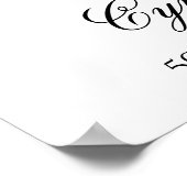 ようこそトロピカルジャングル誕生日のポスターサイン ポスター (角)