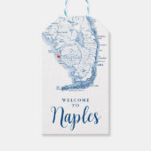ようこそナポリズフロリダ結婚式の引き出物 ギフトタグ (正面)