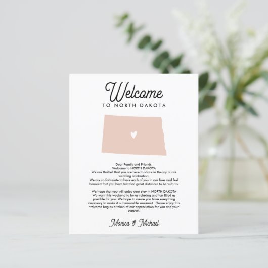 ようこそノースダコタ文字の旅程ANY COLOR (スタンド正面)