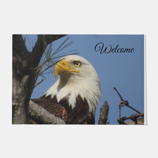 ようこそハゲのワシの巣 ドアマット (正面)