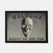 ようこそハッピーハッピーハロウィン不気味ー ドアマット (正面)