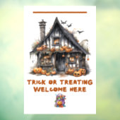 ようこそバナーのトリックまたは治療 ウィンドウサイン (シート3)