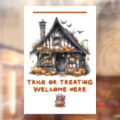 ようこそバナーのトリックまたは治療 ウィンドウサイン (シート2)