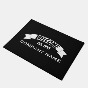 ようこそバナーリボン、会社名 ドアマット