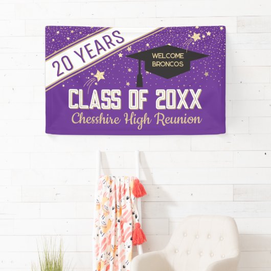 ようこそバナー！20年間クラスの懇親会バナー 横断幕 (インサイチュ)