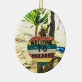 ようこそパラダイスビーチ海 セラミックオーナメント (右)