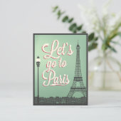 ようこそパリヴィンテージ ポストカード (スタンド正面)